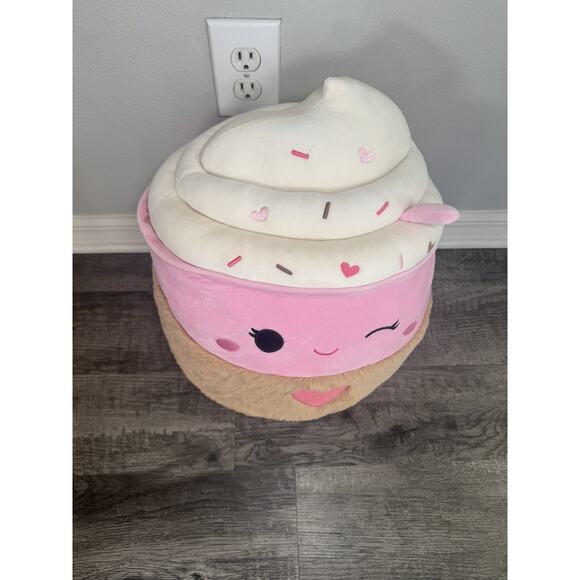 Squishmallow Jenny The Pink Latte 18” NEW With Tags Valentines Day 2025 - Picture 2 of 9
